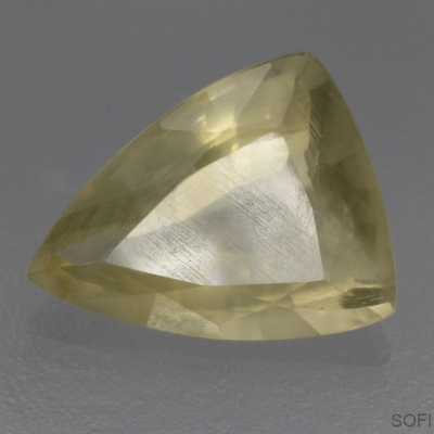 Камень желтый Кварц натуральный 11.36 карат арт. 4153
