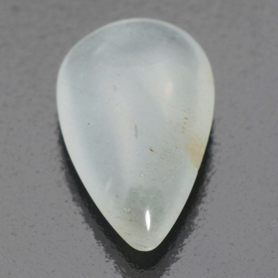 Камень Аквамарин кабошон груша натуральный 15х10 мм 5.12 карат 40202