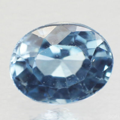  Камень голубой Циркон натуральный 1.15 карат арт. 23818