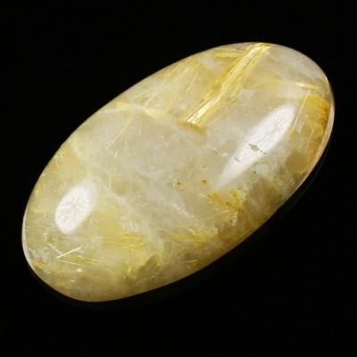 Камень Кварц с рутилом натуральный 17.20 карат арт 26907