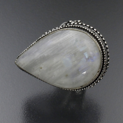 Дизайнерское кольцо с Лунным камнем натуральным арт 17280