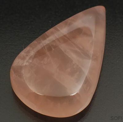 Камень розовый Кварц натуральный 53.00 карат арт. 3330