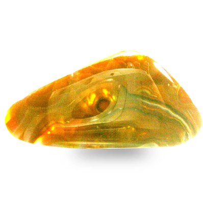 Камень огненный Агат натуральный 18.20 карат 28х15 мм FreeForm арт. 2581