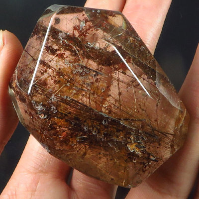 Камень Кварц с рутилом натуральный 376.2 карат арт. 0950