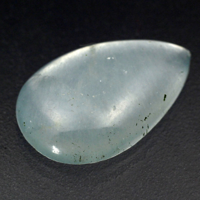 Камень Аквамарин кабошон груша 21х13.5 мм натуральный 11.39 карат арт. 12459