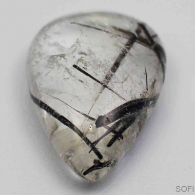 Камень Кварц с рутилом натуральный 55.50 каратa арт. 16950